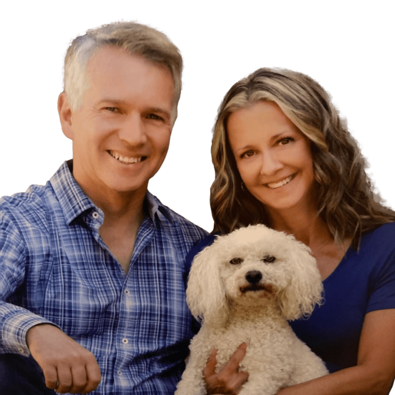 Ross and Kelly Siemens with their dog